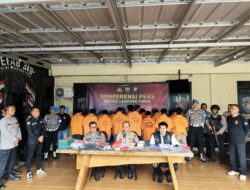 Jajaran Polres Lampung Timur, Berhasil Mengungkap 19 Kasus Dugaan Tindak Pidana