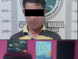 Satresnarkoba Polres Tulang Bawang Barat kembali berhasil menangkap Pengedar narkoba