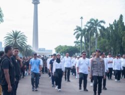 Gubernur Lampung Terpilih dan Wakil Gubernur Terpilih Ikuti Gladi Prosesi Pelantikan di Halaman Monumen Nasional
