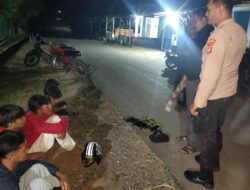 Diduga Hendak Perang Sarung, Polsek Katibung Amankan Kumpulan Remaja di Way Sulan