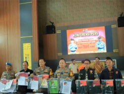 Polres Tubaba Gelar Konferensi Pers Tindak Pidana Korupsi APBTiyuh, Rugikan Negara Rp.272.499.664
