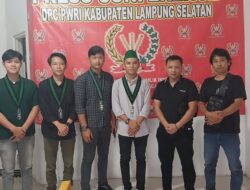 Pengurus HMI Cabang Kalianda Lakukan Silaturahmi di DPC PWRI Lampung Selatan
