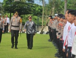 Sekretaris Daerah Lambar Ikuti Gelar Pasukan Pengamanan Idul Fitri 1446 Hijriah