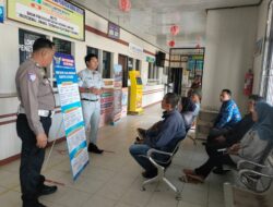 Samsat Polres Lampung Barat Laksanakan Sosialisasi Pembayaran Pajak Melalui Aplikasi E-Signal