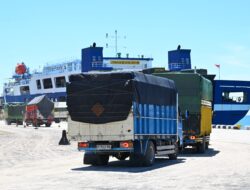 Dudy Cek Pelaksanaan Angkutan Logistik di Pelabuhan Wika Beton dan BBJ Lampung