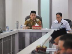 Guna Wujudkan Satu Data, Pemkab Lambar Gelar Diskusi Dengan BPS di Pimping Langsung Oleh Bupati Parosil