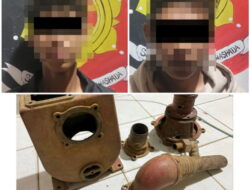 Polisi Ringkus Diduga Pelaku dan ABH Curi Alat Sedot Air