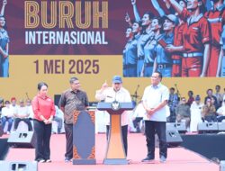 Peringatan Hari Buruh di Monas, Presiden Prabowo Tegaskan Komitmen Pemerintah untuk Kesejahteraan Pekerja