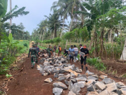 Memasuki Hari Ke-12 Program TMMD ke-124, Pengerjaan Sasaran Fisik Jalan Onderlahlgh Terus Berlanjut
