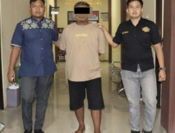 Polres Pringsewu Mengamankan Seorang Terduga Pelaku Pengeroyokan Terhadap Seorang Kepala Pekon