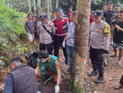 Polres Tanggamus Identifikasi Temuan Mayat Seoran Pria di Sekitar Aliran Sungai Talang Lebar