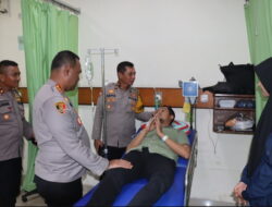 2 Anggota Polri Terluka Saat Kawal Aksi Unjuk Rasa di DPRD Lampung