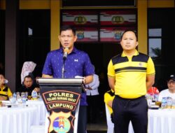 Wabup Tubaba Nadrisyah  Semarakkan Hari Bhayangkara ke-79 Lewat Turnamen Voli
