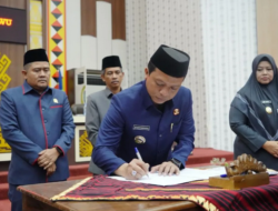 Perda Pembentukan Pekon Kresnomulyo Barat dan Sukamanah serta RPJMD Pringsewu Disahkan Melalui Rapat Paripurna DPRD