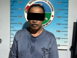 Satresnarkoba Polres Metro Amankan Warga Tejo Agung Kedapatan Menyimpan Barang Haram Jenis Sabu