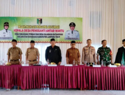 Wabup Lamtim Lantik Dua Kades PAW Kecamatan Sukadana, Ingatkan Tanggung Jawab Besar untuk Kemajuan Masyarakat