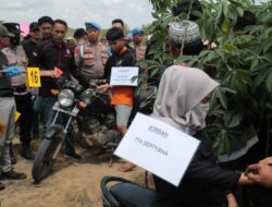 Polres Tulang Bawang Gelar Rekonstruksi Pembunuhan Berencana di Kebun Singkong