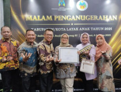 Pemkab Lamtim Kembali Meraih Penghargaan KLA Kategori Nindya Tahun 2025