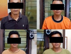 Tekab 308 Presisi Polsek Seputih Surabaya Grebek Pesta Sabu