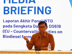 Direktur Jenderal Perundingan Perdagangan Internasional Sampaikan Media Briefing Laporan Akhir Panel WTO pada Sengketa DS 618