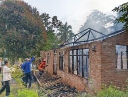 Rumah Warga di Pringsewu Ludes Terbakar
