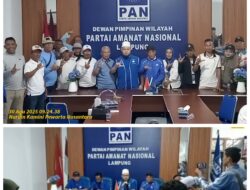PAN Lampung Selalu Terbuka Dalam Menyikapi Berbagai isu dan Situasi Nasional yang Terjadi