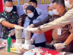 Waikota Hadiri Pemusnahan Barang Bukti Tindak Pidana Umum Kejari Lampung