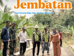 Anggota DPRD Lamsel Rusdianti Meninjau Jembatan Ambrol di Desa Karang Raja