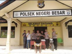 Polsek Negeri Besar Ringkus Pelaku Curi Motor di Halaman Masjid