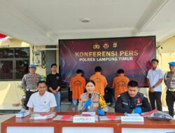 Polres Lampung Timur Ungkap Tiga Kasus Curas
