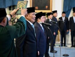 Presiden Prabowo Secara Resmi Lantik Dua Menteri dan Tiga Wakil Menteri Kabinet Merah Putih