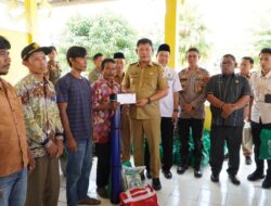 Wakil Bupati Tubaba Serahkan Bantuan untuk Korban Musibah Kecelakaan Kerja di PT. Mentari Prima Jaya Abadi