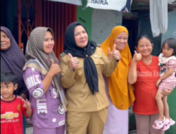 Walikota Eva Dwiana Menyapa Warga Campang Raya Bandar Lampung