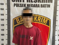 Polsek Negara Batin Bekuk Diduga Pelaku Curi Speker Aktif dan Mesin Gerinda