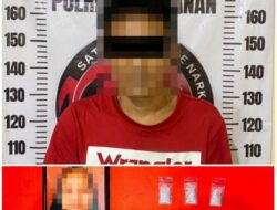 Polisi Way Kanan Bekuk Pelaku Diduga Edarkan Sabu 1,35 Gram