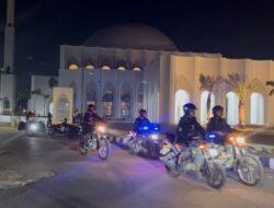 Polisi Gencar Lakukan Patroli Malam, Sasar Pusat Keramaian Hingga Pemukiman Penduduk di Bandar Lampung