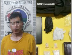 Polres Tulang Bawang Barat kembali berhasil mengamankan Bandar Narkoba