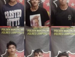 Polsek Bukit Kemuning Polres Lampung Utara Ungkap Kasus Tindak Pidana Pengeroyokan