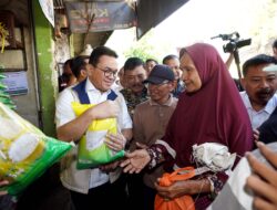 Menteri Perdagangan Budi Santoso Kunjungi Pasar Wage di Kabupaten Nganjuk Jawa Timur