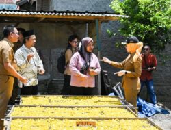 Bupati Nanda Kunjungi Sejumlah Sentra UMKM di Kecamatan Way Lima, Dukung Pelaku Usaha Lokal