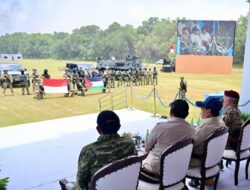 Presiden Prabowo dan Raja Abdullah II Saksikan Demonstrasi Drone Kolaborasi TNI–Angkatan Bersenjata Yordania di Lapangan Tembak Djamsuri AU