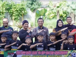 Bupati Pringsewu Riyanto Pamungkas Lepas SSB Star Boys Menuju ATP Soccer Grassroot Super Champion National 2025