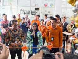 Walikota Bandar Lampung Eva Dwiana Resmikan Pelayanan Statistik Terpadu (PST)