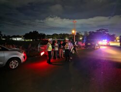 Polres Lampung Selatan Bubarkan Balap Liar di Jalur 2 Sabah Balau