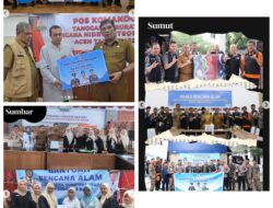 Donasi Bandar Lampung Tiba di Lokasi Bencana dan Diserahkan ke Posko Komando