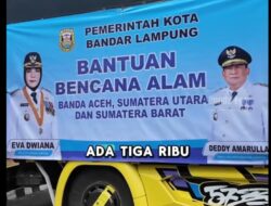 Walikota Bandar Lampung Melepas Penyaluran Bantuan ke Korban Terdampak Benca