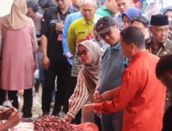Sekda Lampung Barat Pantau Harga Bapokting di Pasar Liwa