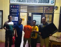 Polsek Gunung Labuhan Ringkus Diduga Pelaku Curat Rumah Kosong di Bengkulu Tengah
