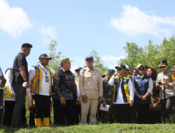 Menteri PU Dody Hanggodo Tinjau Desa Kali Pasir Lampung Timur