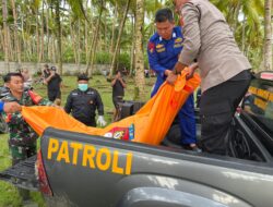 Polres Pesisir Barat Lakukan Pengamanan dan Penanganan Awal Terhadap Penemuan Mayat di Pantai Lantera Walur